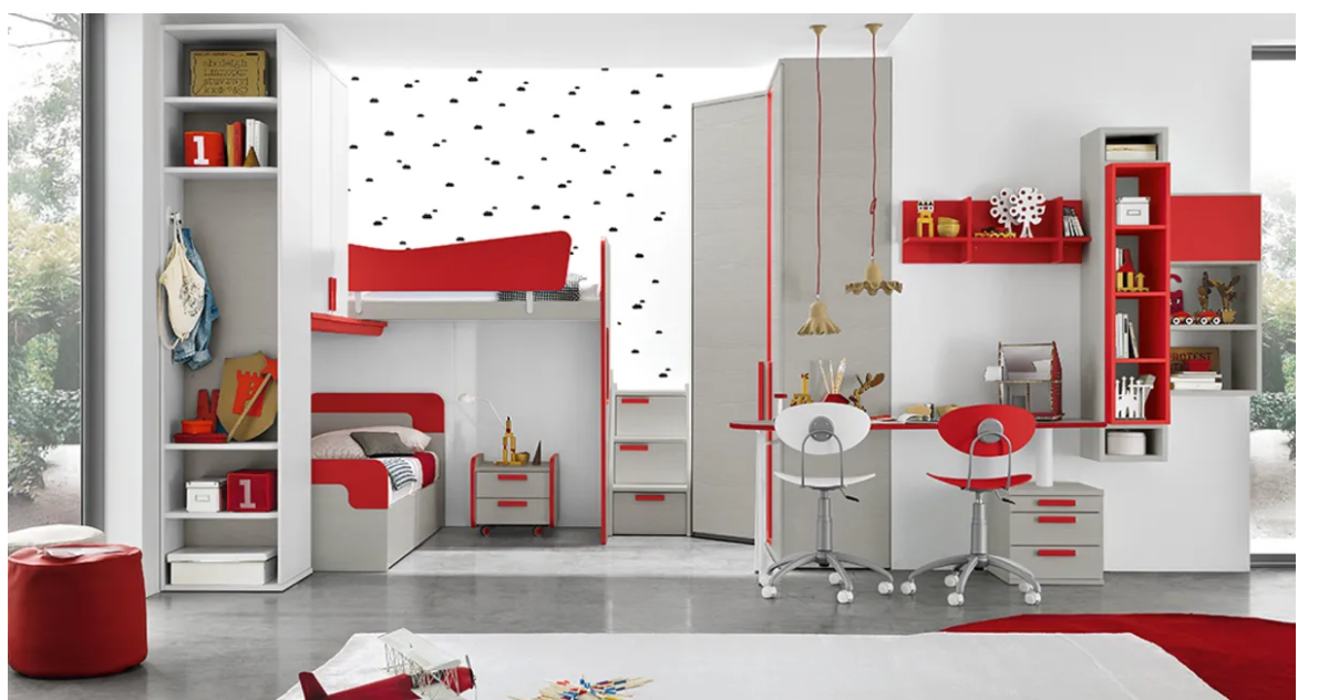 camerette moderne soluzione arredo