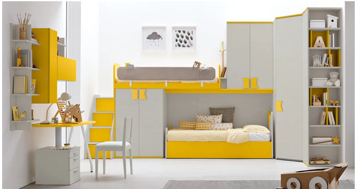 camerette moderne soluzione arredo