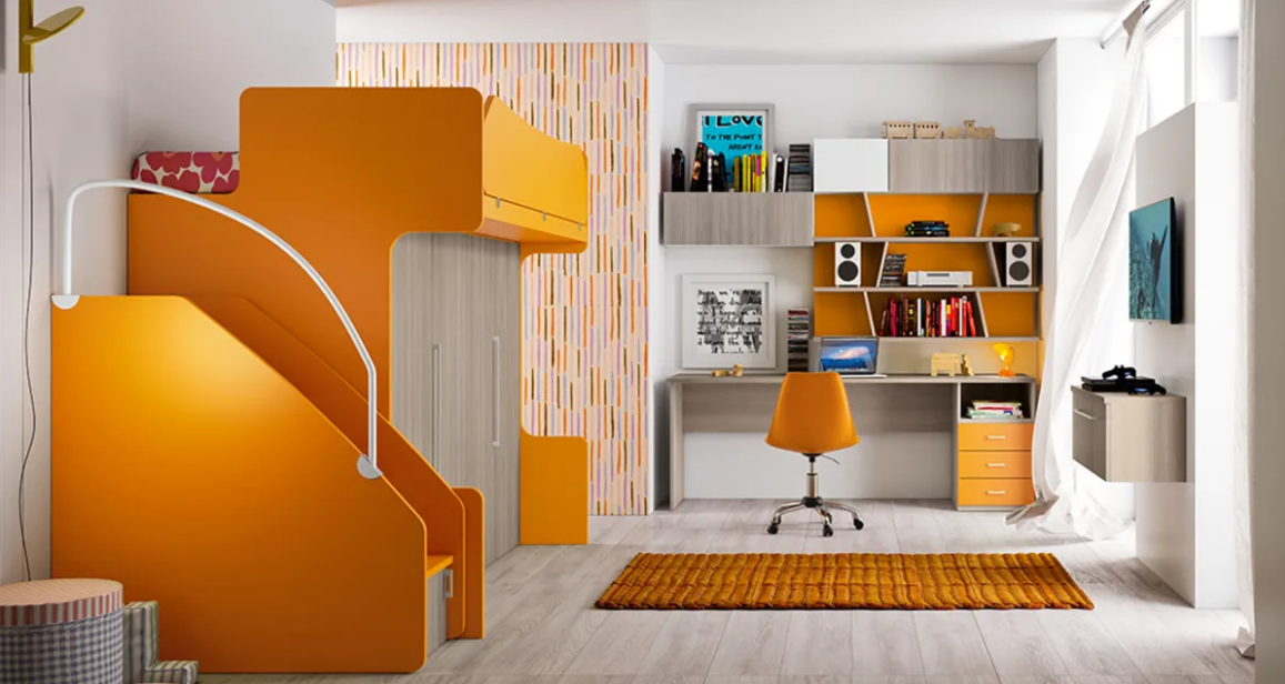 camerette moderne soluzione arredo