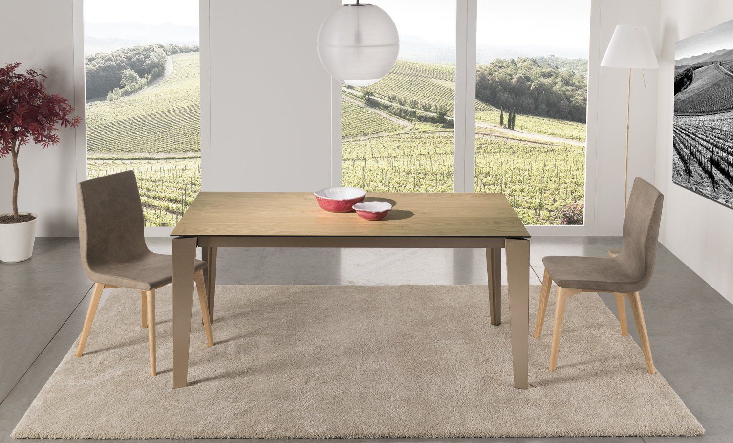 tavoli e sedie soluzione arredo