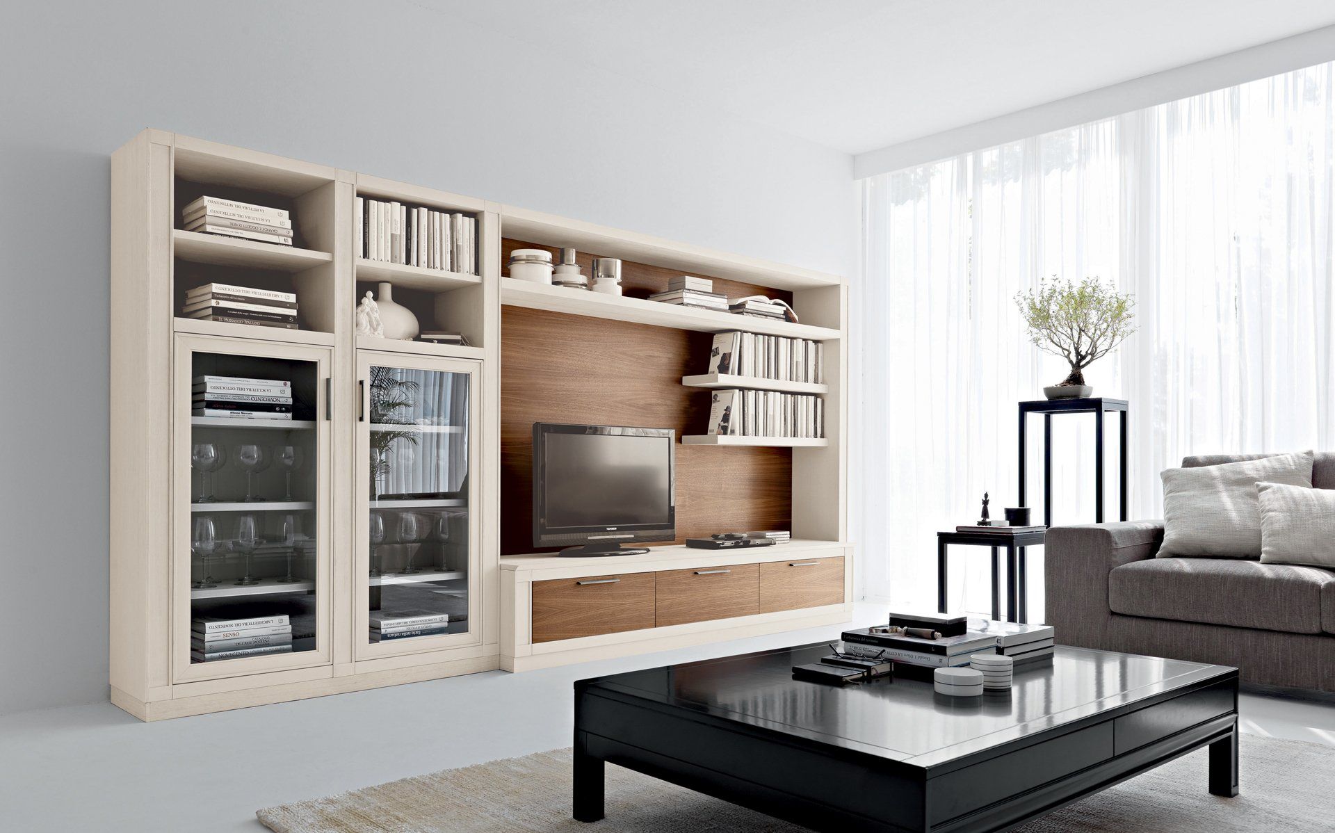 soggiorni contemporanei e classici soluzione arredo