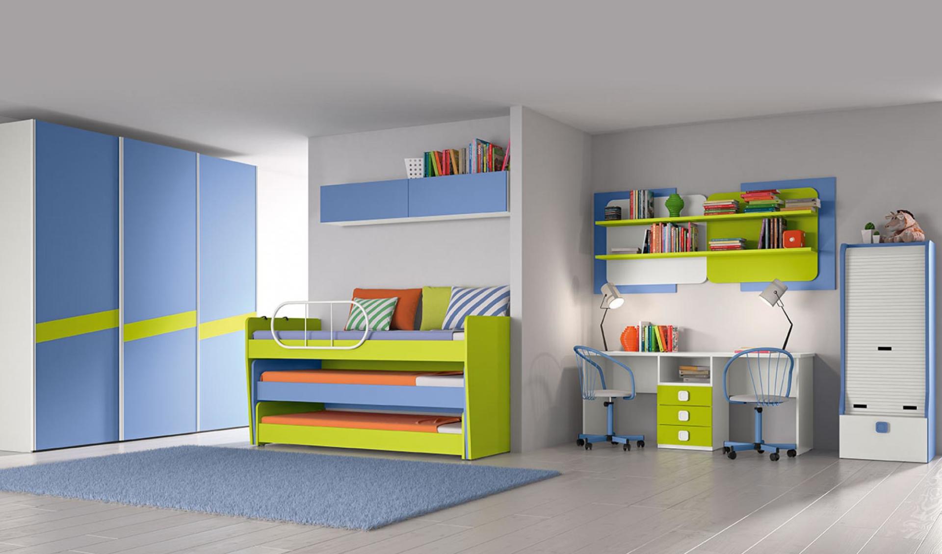 camerette moderne soluzione arredo