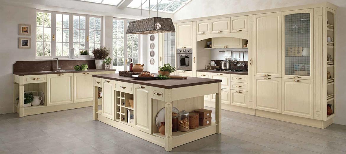 CUCINE CONTEMPORANEE E CLASSICHE soluzione arredo