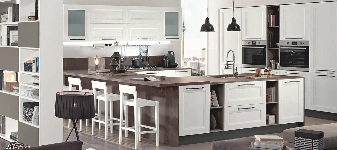 CUCINE CONTEMPORANEE E CLASSICHE soluzione arredo