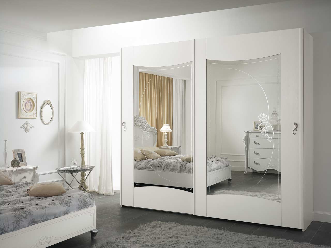 camere moderne soluzione arredo