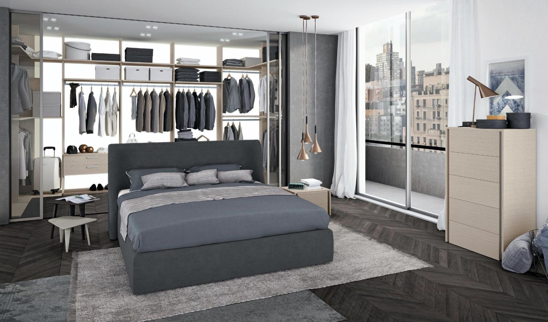 camere moderne soluzione arredo