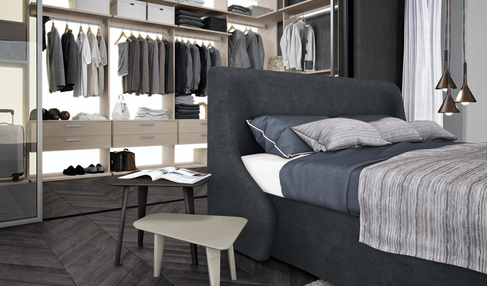 camere moderne soluzione arredo