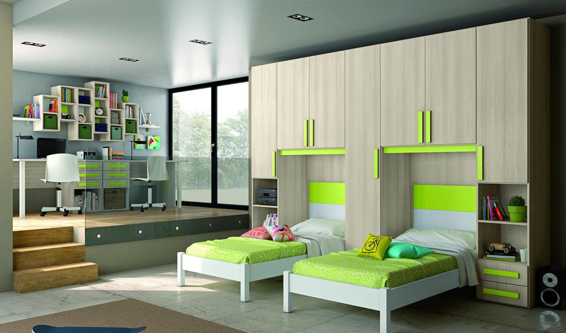 camerette moderne soluzione arredo