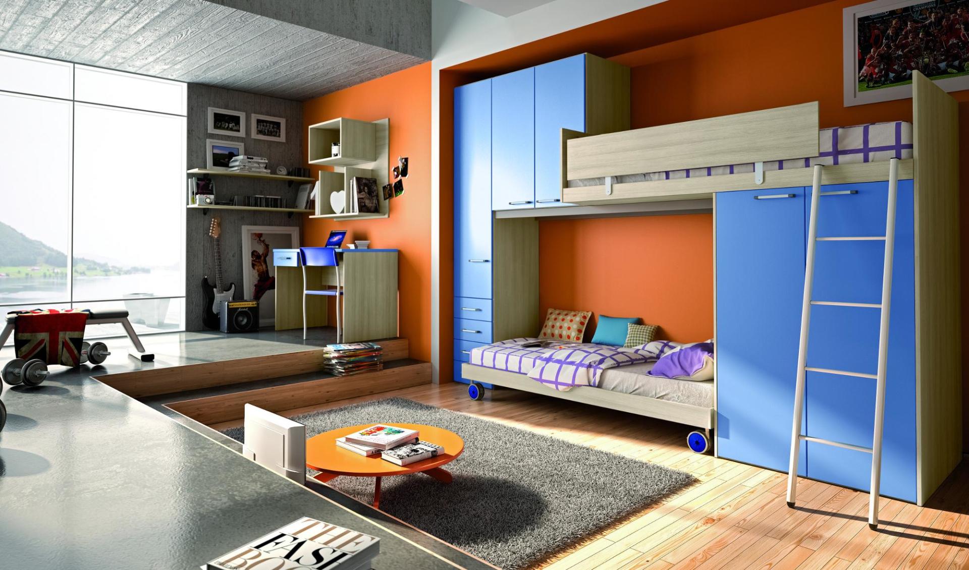 camerette moderne soluzione arredo