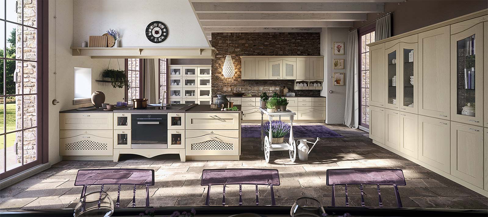 CUCINE CONTEMPORANEE E CLASSICHE soluzione arredo