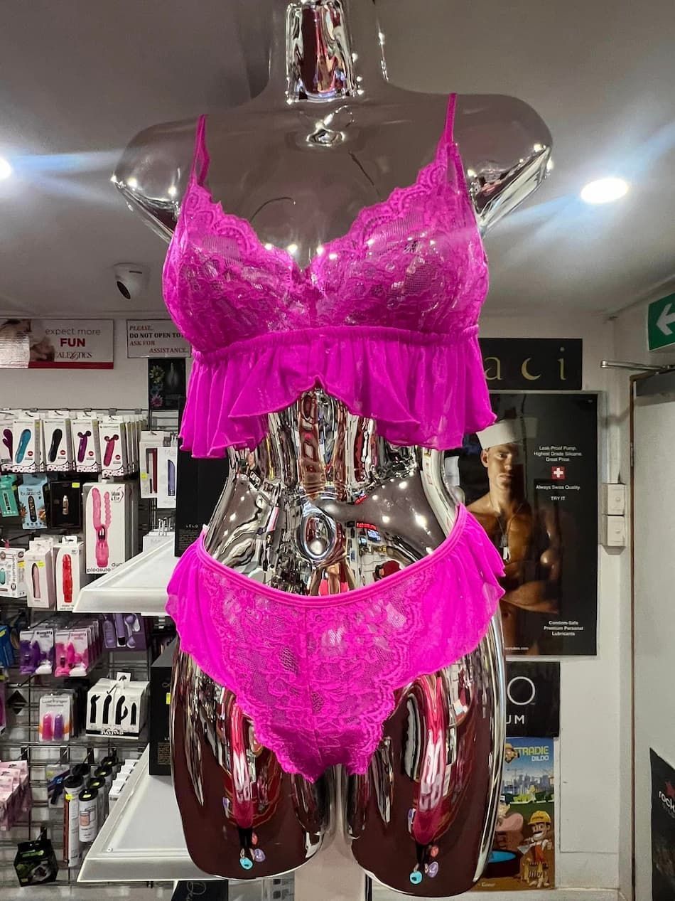 A Store Filled with Lots of Lingerie and Wigs — Laneway Adult Shop in Townsville,, QLD