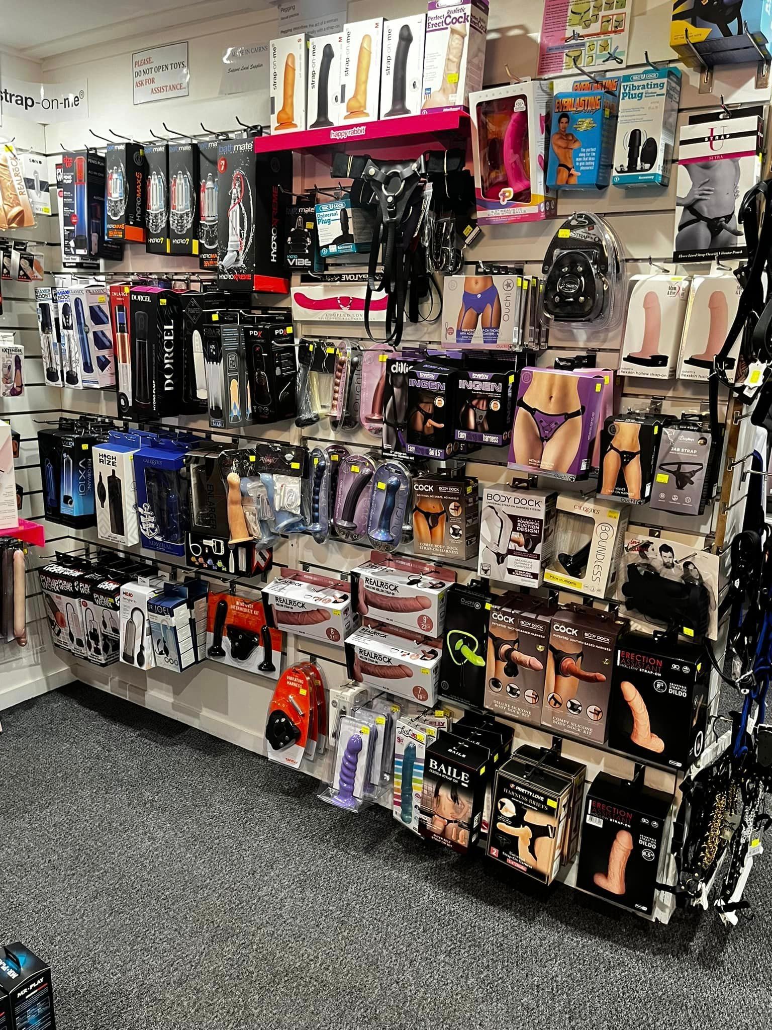 A Store Filled with Lots of Different Types of Adult Toys — Laneway Adult Shop in Cairns, QLD
