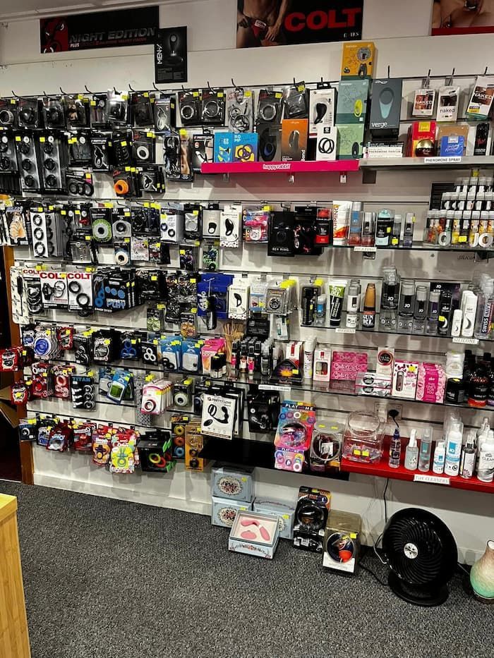A Store Filled with Lots of Electronics and A Sign that Says Colt — Laneway Adult Shop in Townsville, QLD