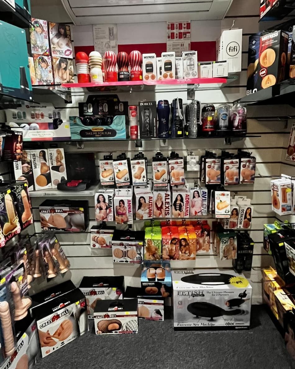 A Store Filled with Lots of Boxes and Shelves — Laneway Adult Shop in Cairns, QLD