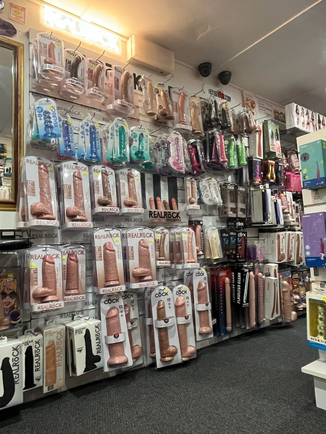 A Display of Toys in A Store Including a Pink Rabbit — Laneway Adult Shop in Port Douglas, QLD