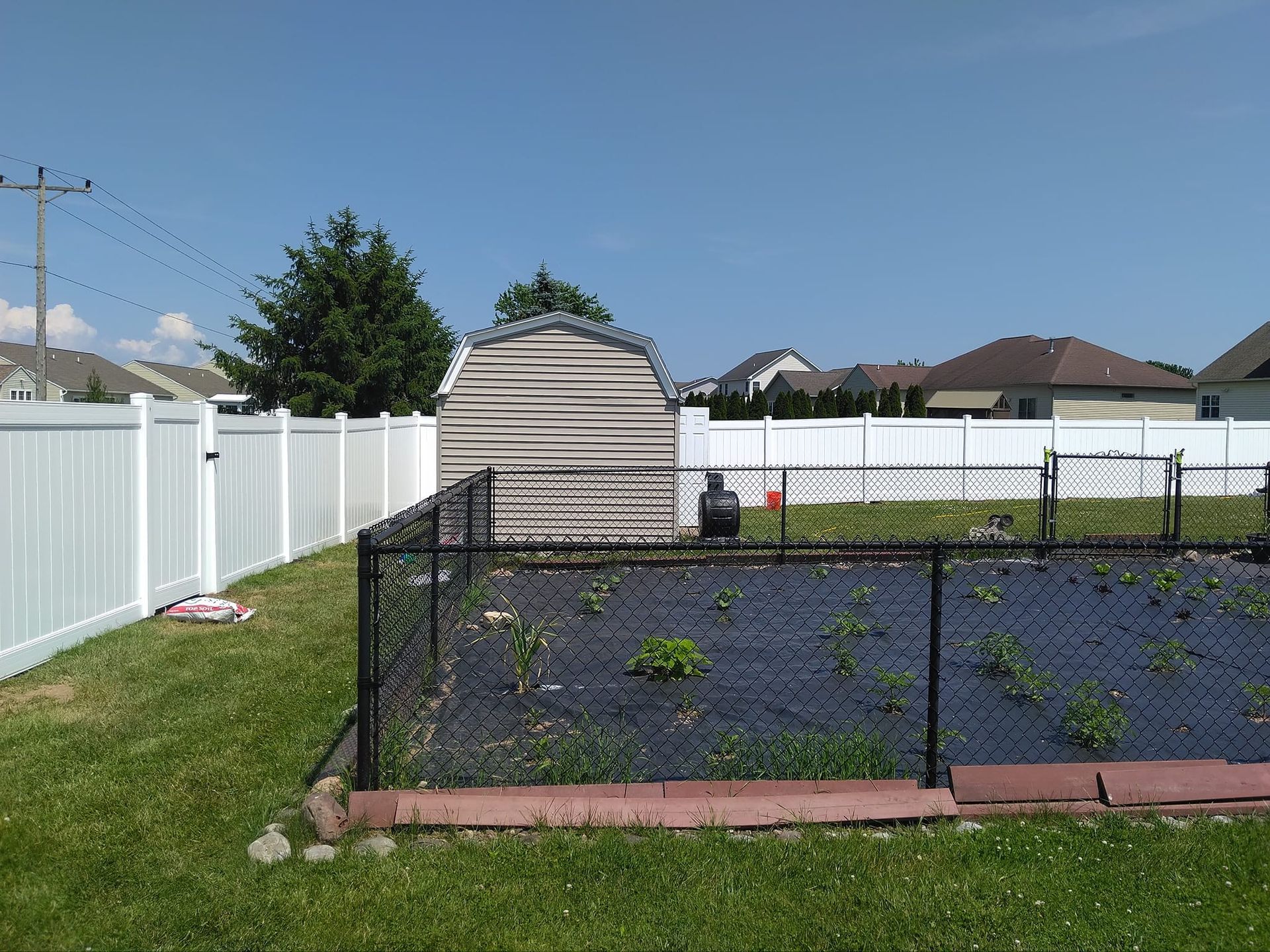 Chain Link Fence for Plants — Baldwinsville, NY — Gratton's Welding & Fabricating LLC