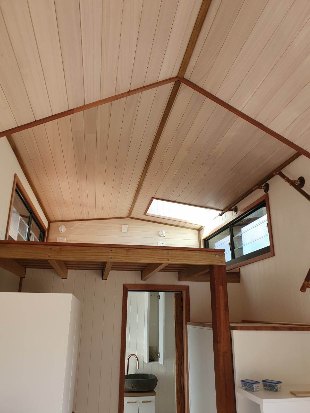 A Room With a Wooden Ceiling and a Wooden Floor — Offcut Carpentry In Murwillumbah, NSW