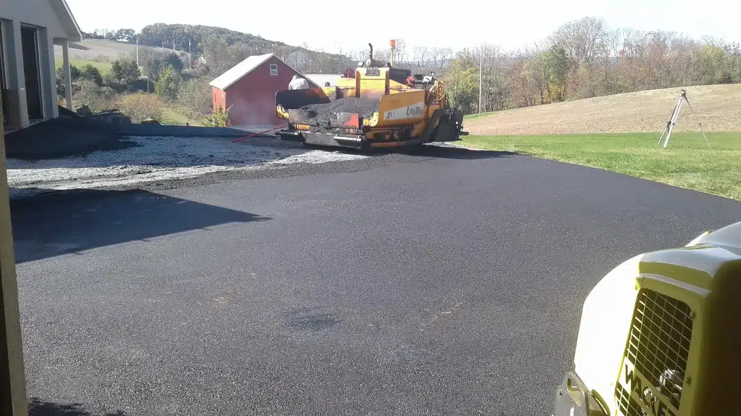 Putting Asphalt — Allentown, PA — Diehl Paving Inc.