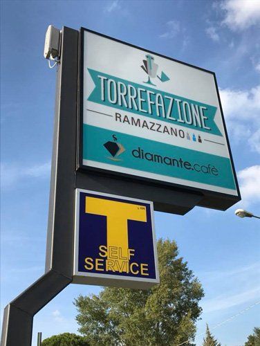 INsegna per una torrefazione