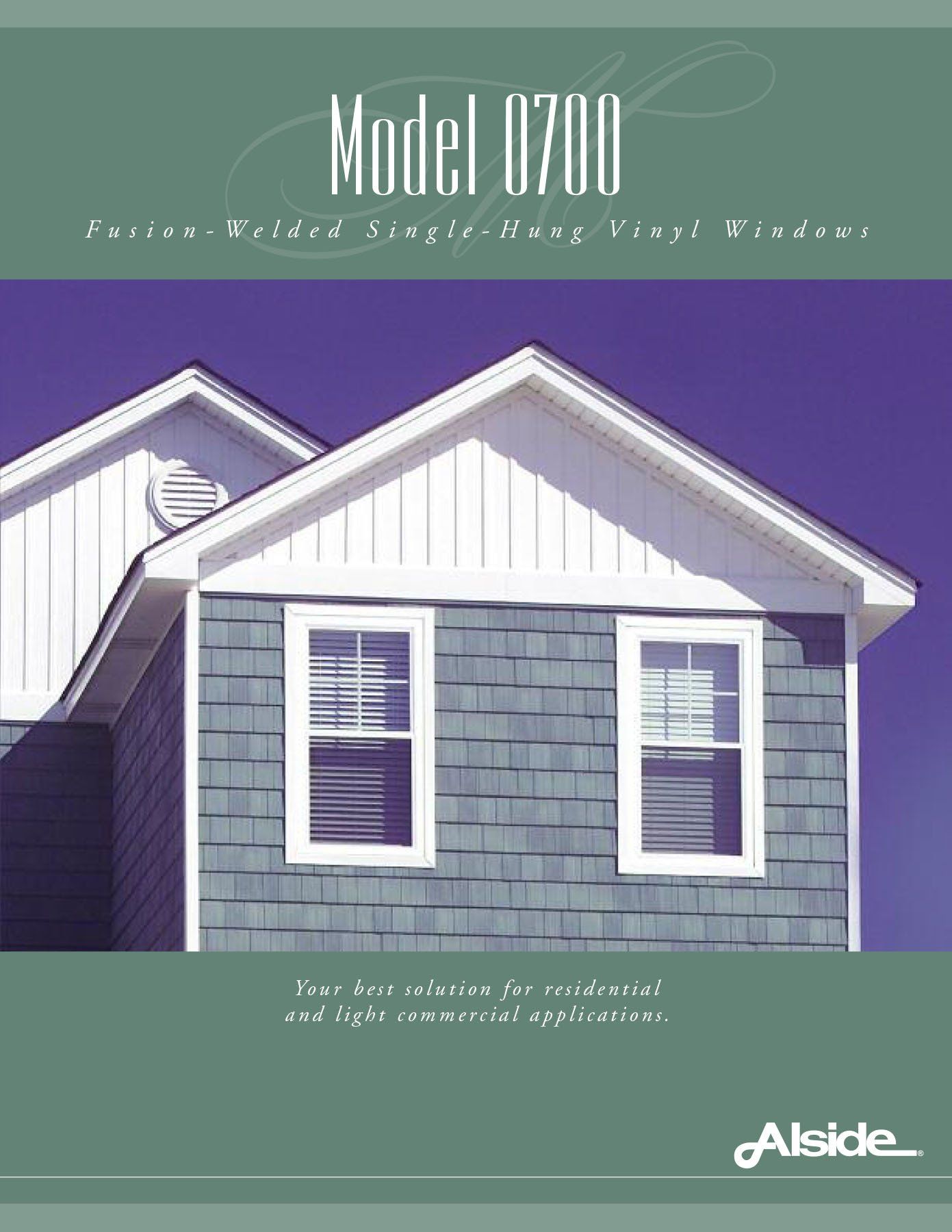 Model 0700 Windows Brochure — Hackensack, NJ — Classic Remodeling