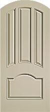 White Molded Door with Arched Top — Hackensack, NJ — Classic Remodeling