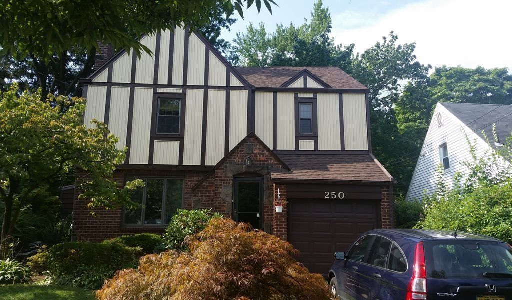 Residential House with Brown Roofing — Hackensack, NJ — Classic Remodeling