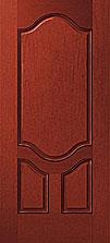 Fiber-Classic Mahogany Door with Simple Carved Design — Hackensack, NJ — Classic Remodeling