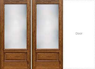 Classic-Craft Oak Patio Door Style 1 Add Left Door — Hackensack, NJ — Classic Remodeling