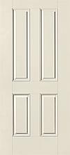 Simple White Smooth-Star Entry Door — Hackensack, NJ — Classic Remodeling