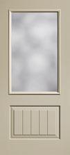 Classic-Craft Canvas Door with Rectangular Glass — Hackensack, NJ — Classic Remodeling