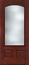 Door with Fiberglass Window — Hackensack, NJ — Classic Remodeling