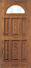 Classic-Craft Oak Door with Small Window at Top — Hackensack, NJ — Classic Remodeling