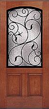 Rustic Door with Window Glass Design — Hackensack, NJ — Classic Remodeling