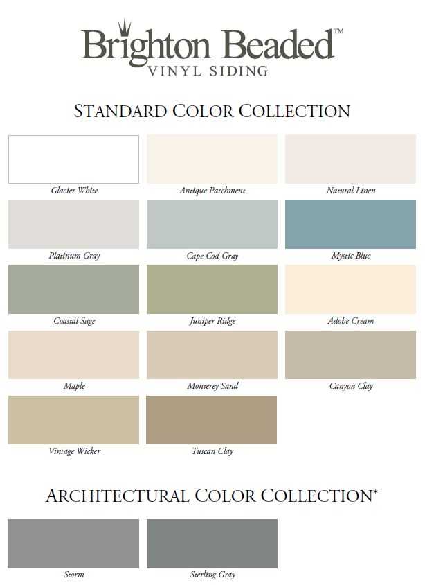 Brighton Beaded Vinyl Siding Standard Color Collection — Hackensack, NJ — Classic Remodeling