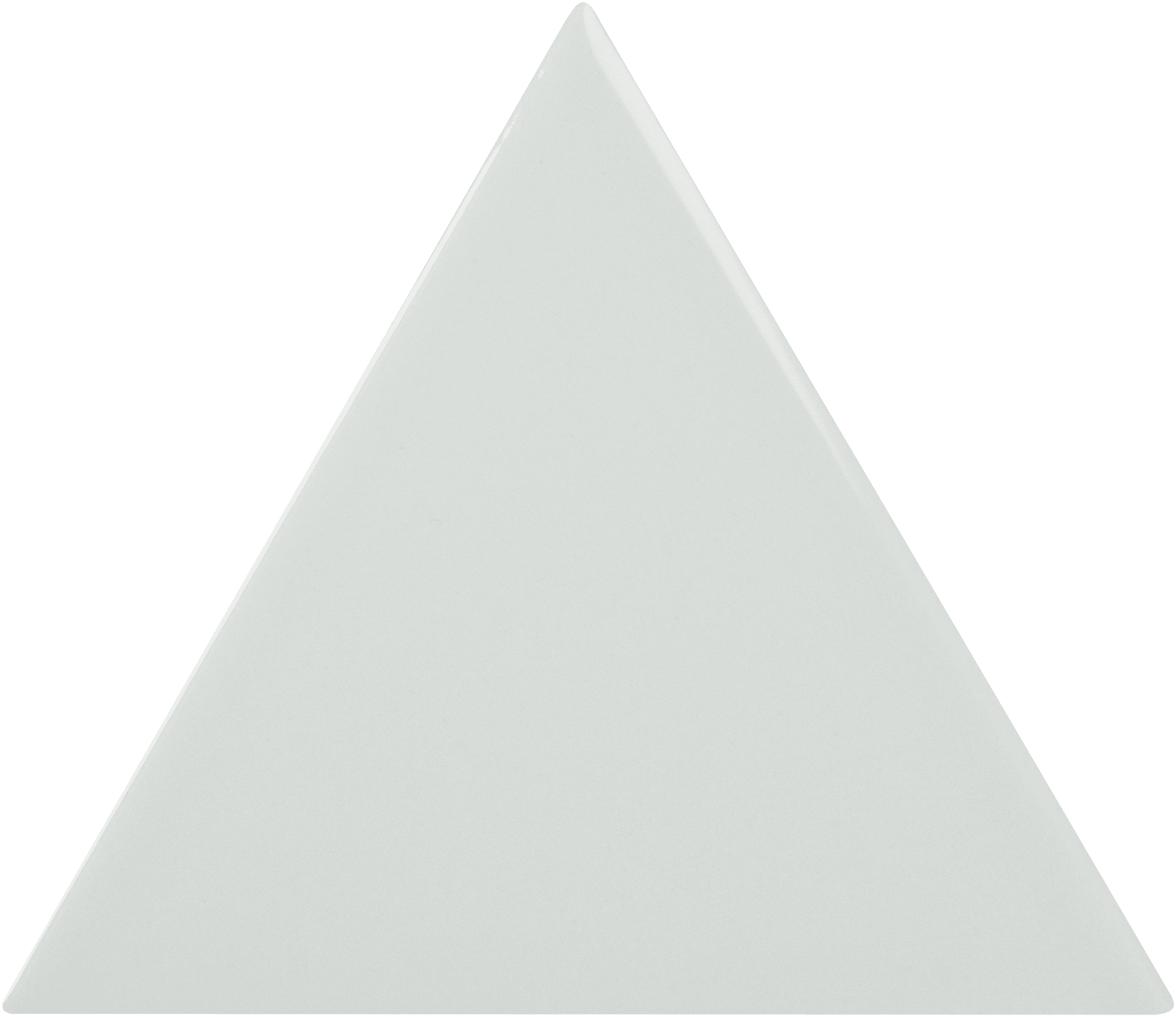 Playful triangle tile in soft sky blue for modern and artistic spaces
