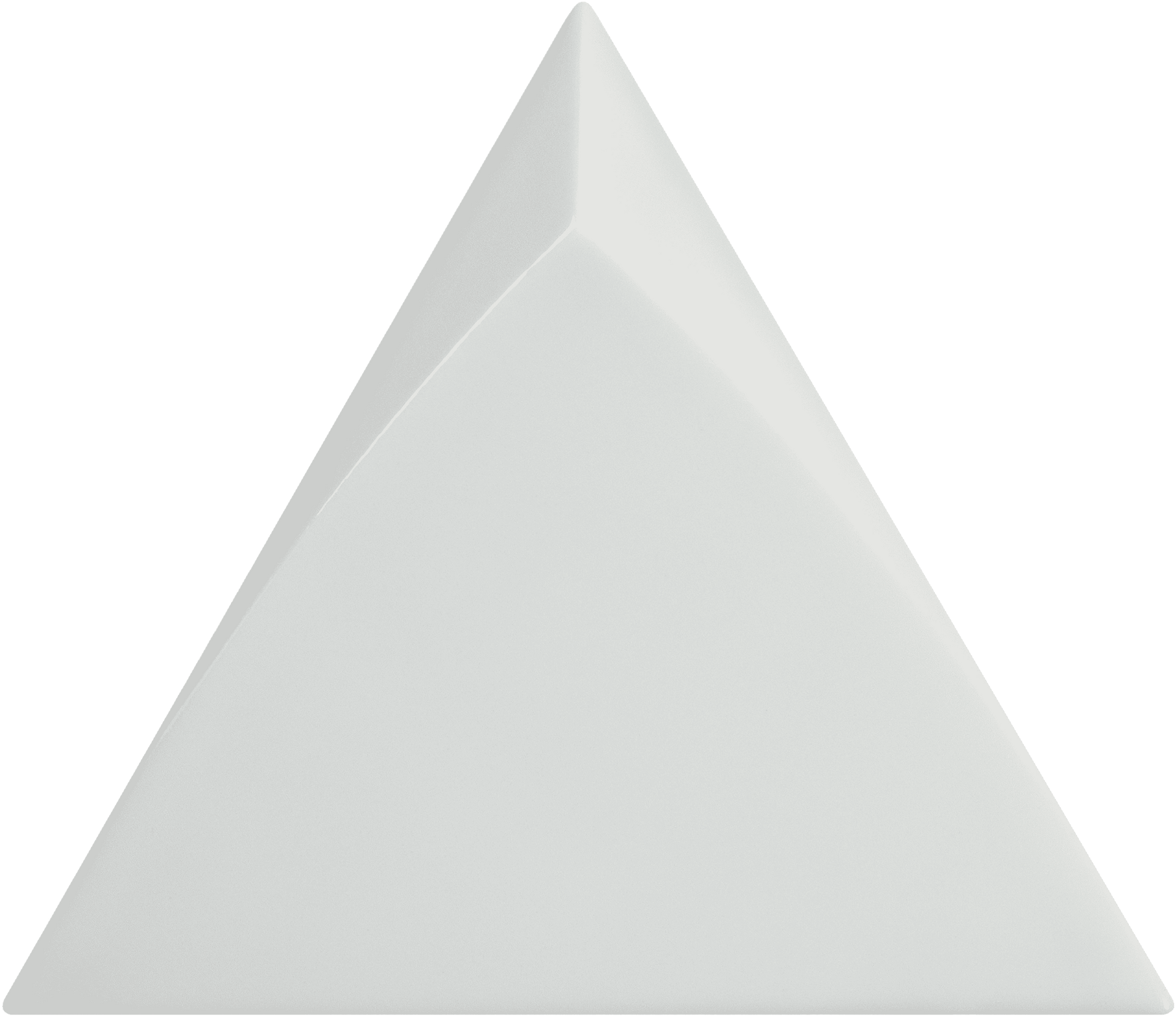 Sky blue triangular wall tile from the Tirol series, adding playful charm to modern interiors