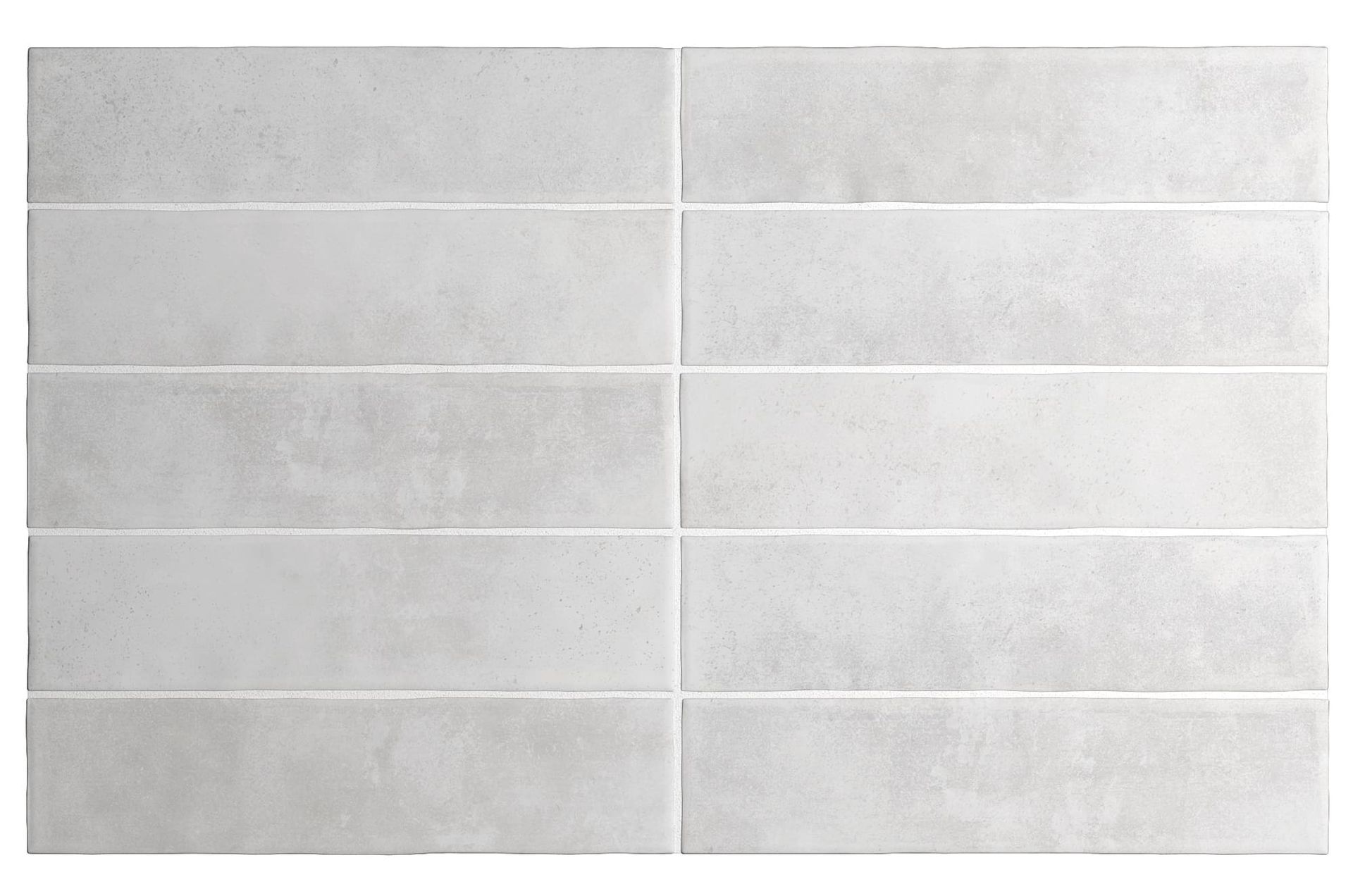Square porcelain tile in a frosty white tone from the Argile Ice collection