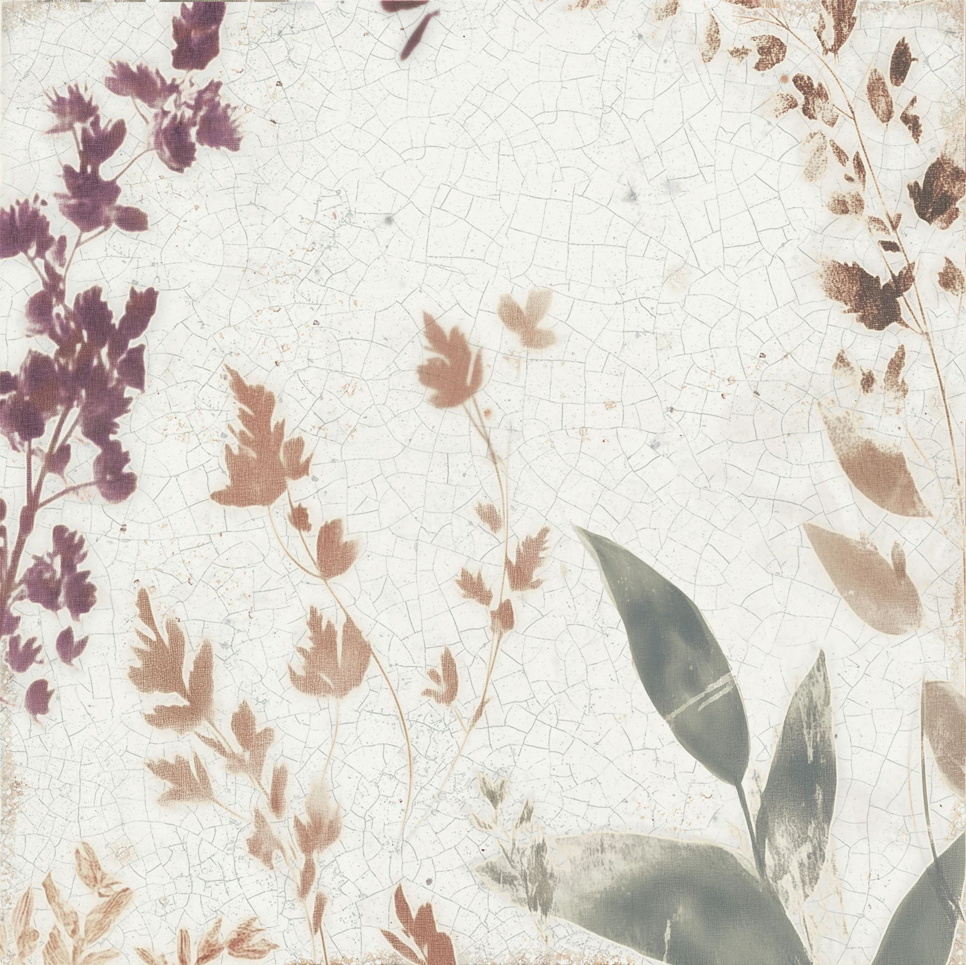 Mayolica Forest tile with rich green tones and organic pattern for earthy wall appeal
