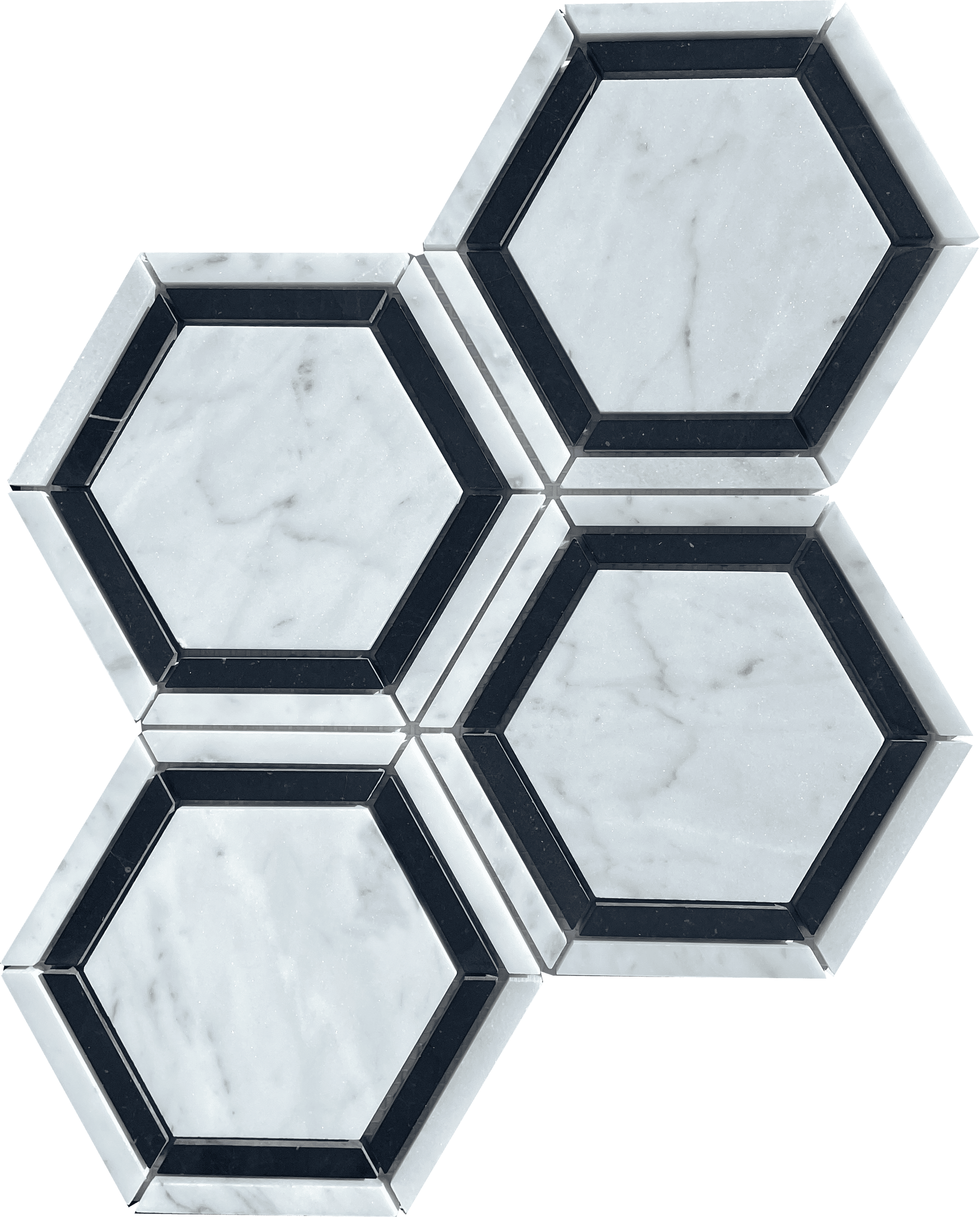 Brooklyn Heights Hexagon tile with soft tones and matte finish, ideal for floor tile or accent walls.