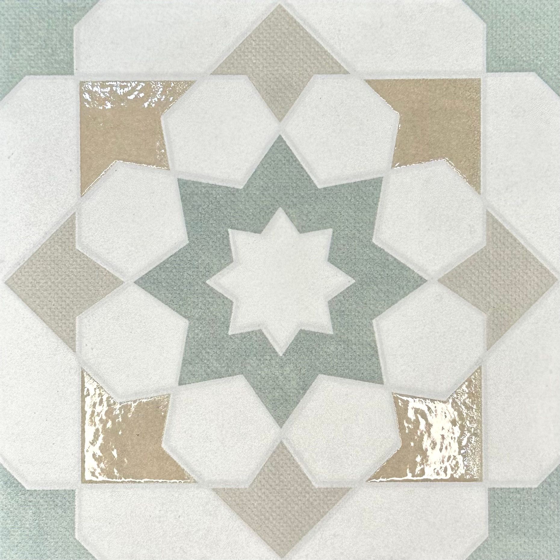 Vibrant blue patterned tile for bold backsplashes and accents