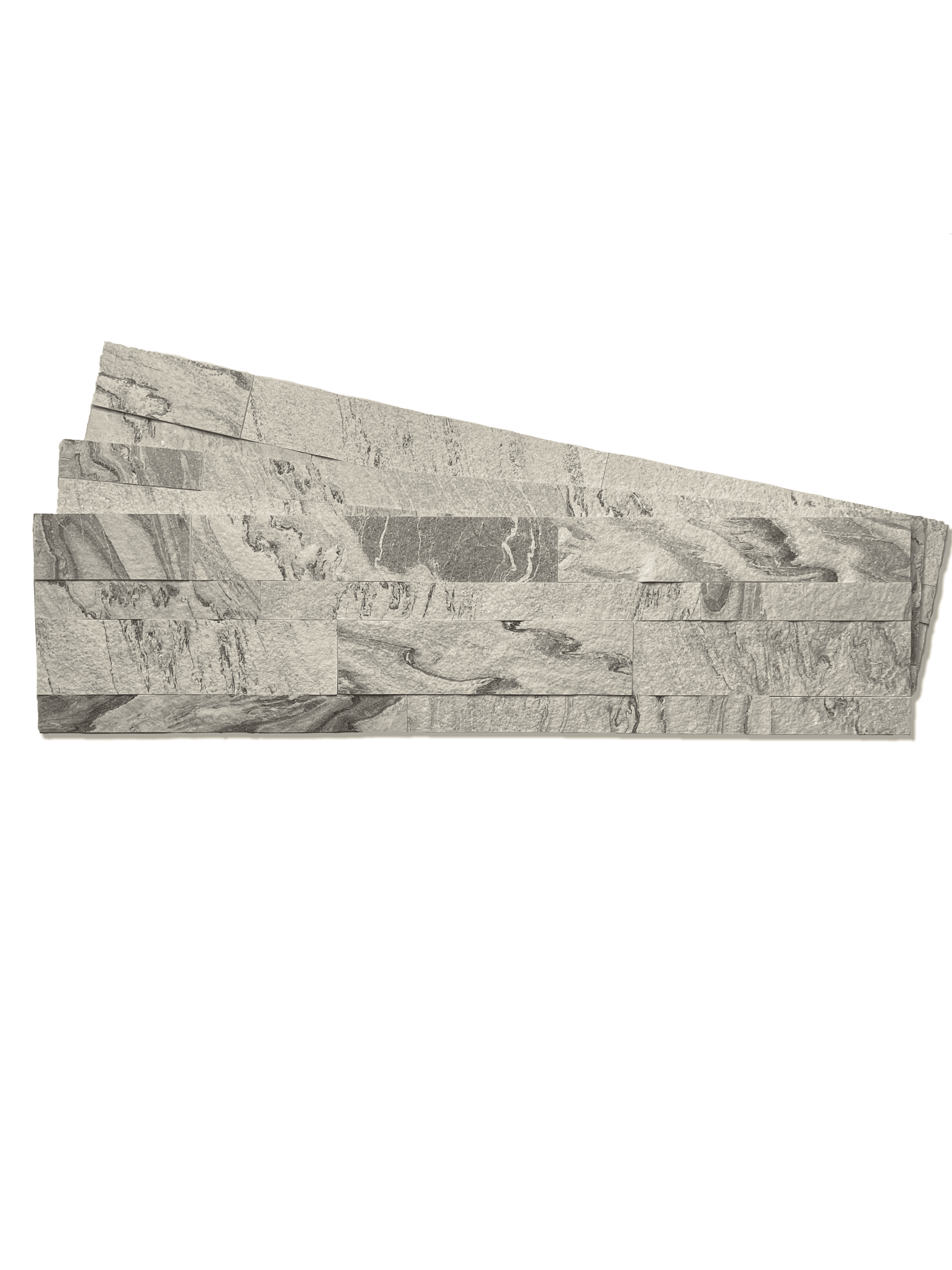 Grey Chateau Peel & Stick with elegant stone finish for upscale walls