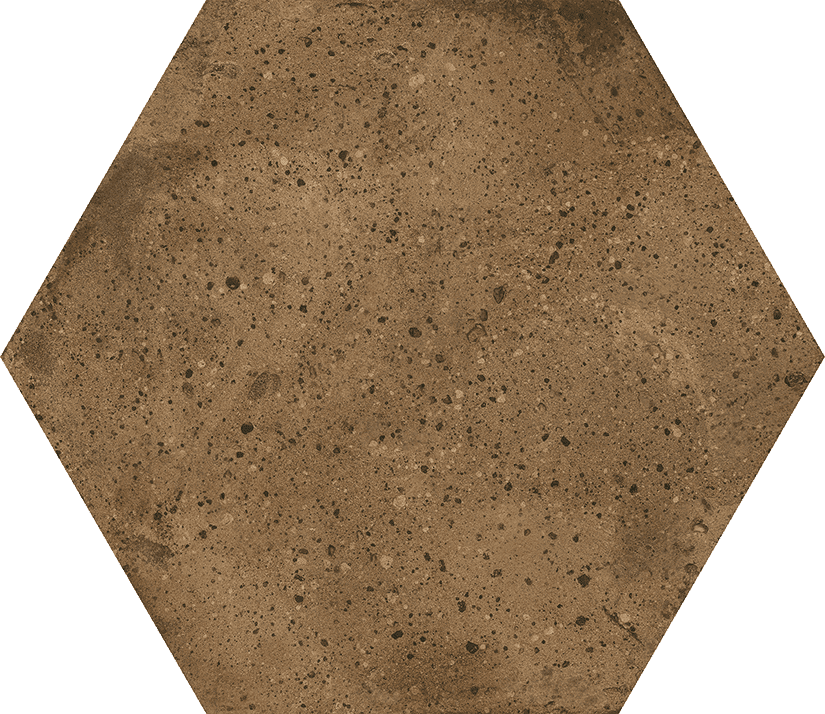 Hex Archai Chipper tile adds subtle gray texture to walls or floors