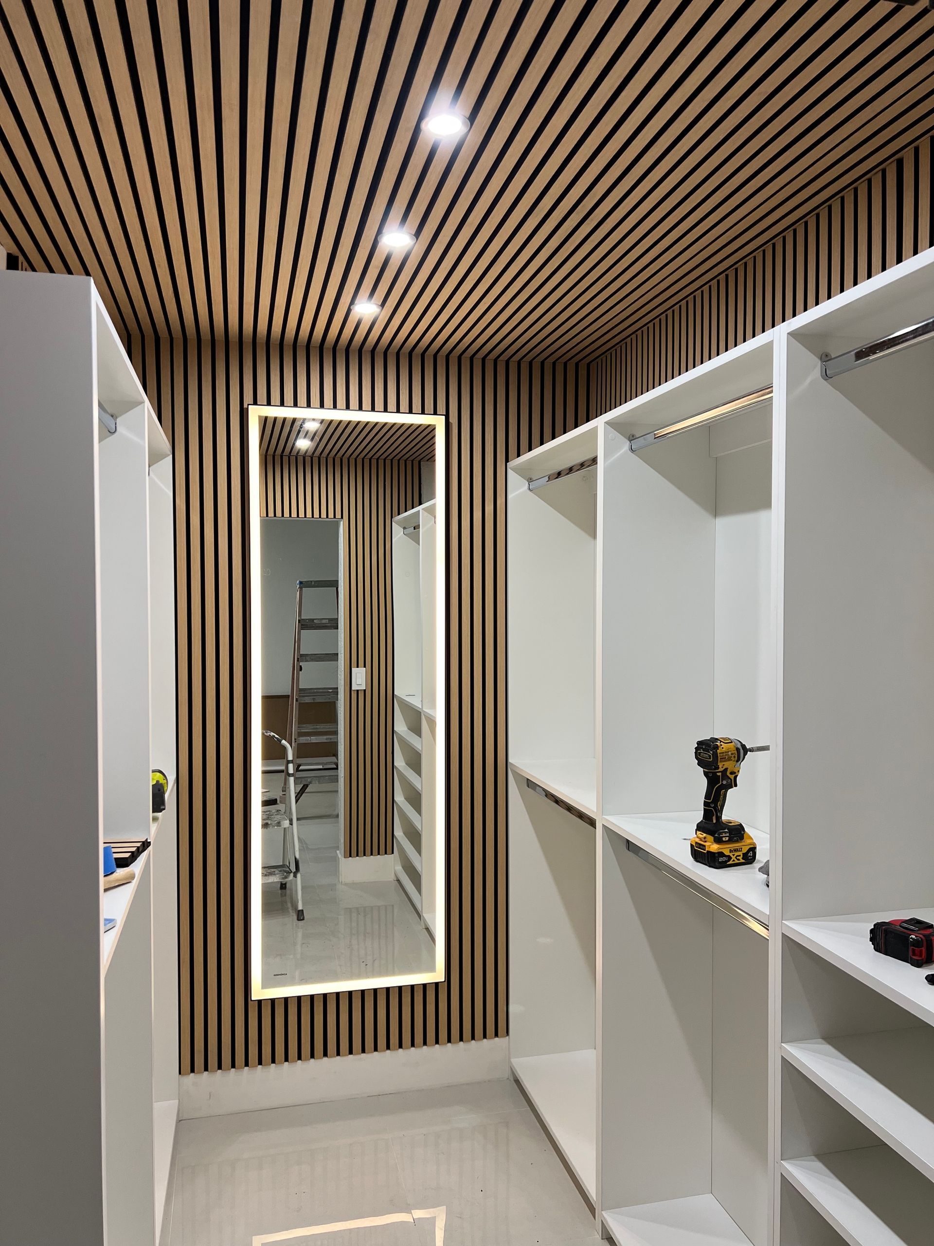 White Oak acoustic panel provides light woodgrain texture with sound-absorbing benefits