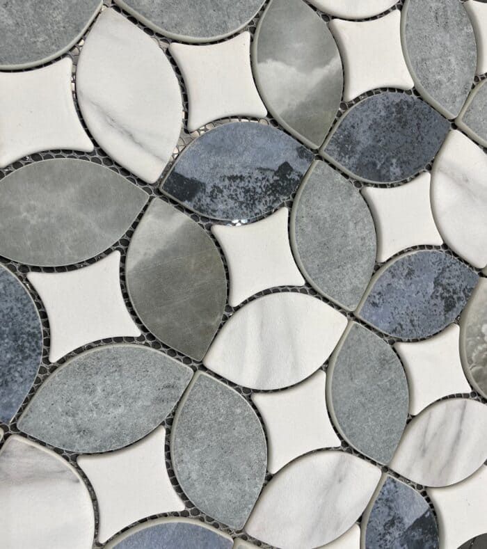 With warm undertones and a handcrafted look, the Napolitano mosaic adds Mediterranean charm to any room.