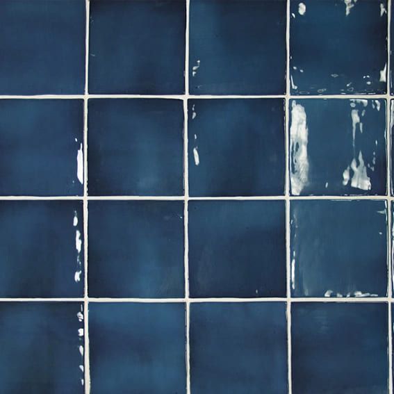 Small square Manacor Ocean Blue tiles for intricate and vibrant surfaces