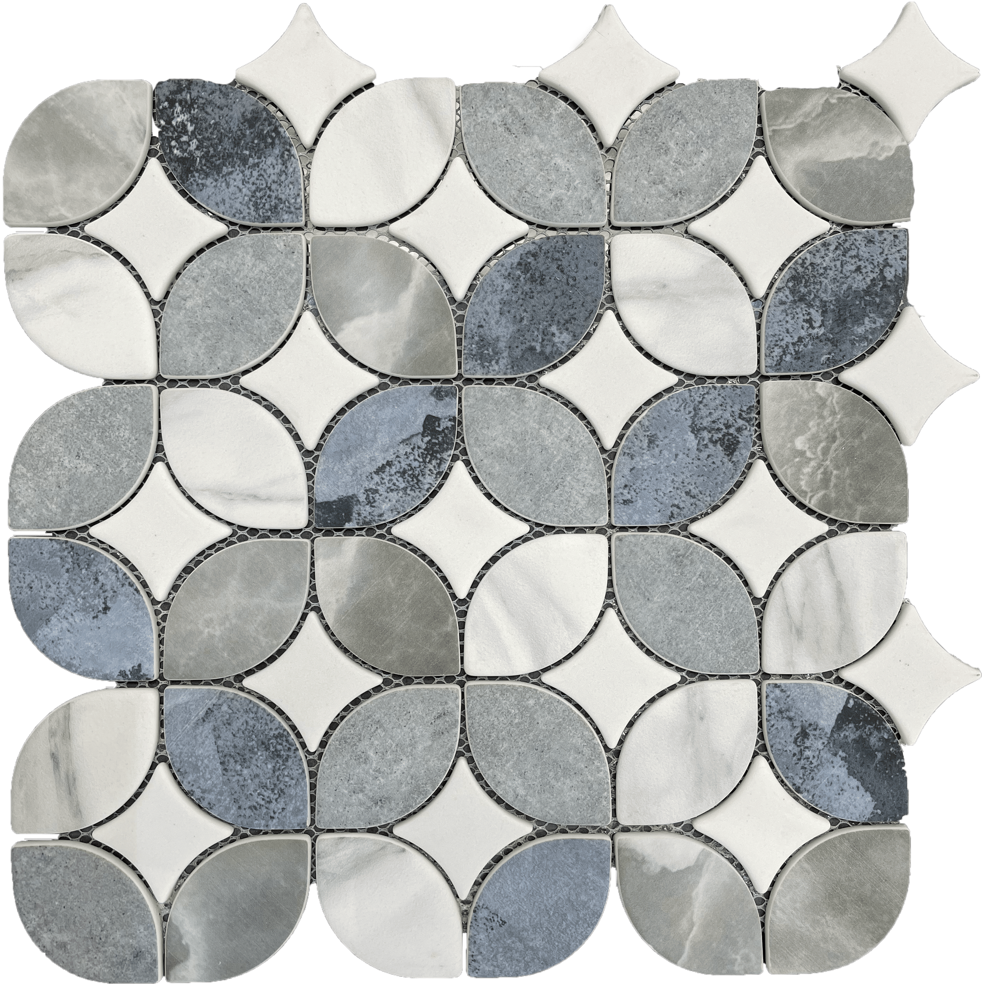 With warm undertones and a handcrafted look, the Napolitano mosaic adds Mediterranean charm to any room.