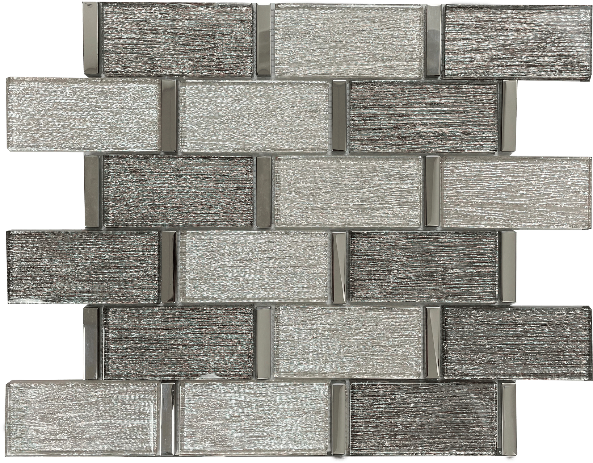 Oversized Piacenza XL mosaic makes a bold visual statement in large spaces.