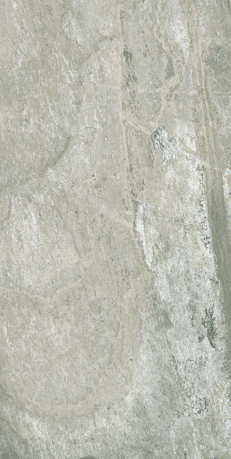 Indy Green tile blends natural color with sleek surface for floors and walls