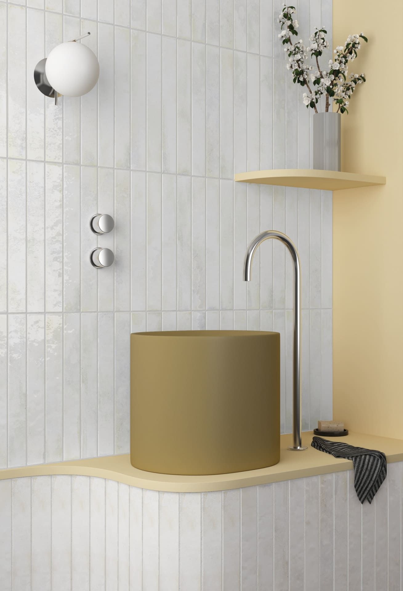Bali White tile offers a clean, minimalist look for timeless tile settings