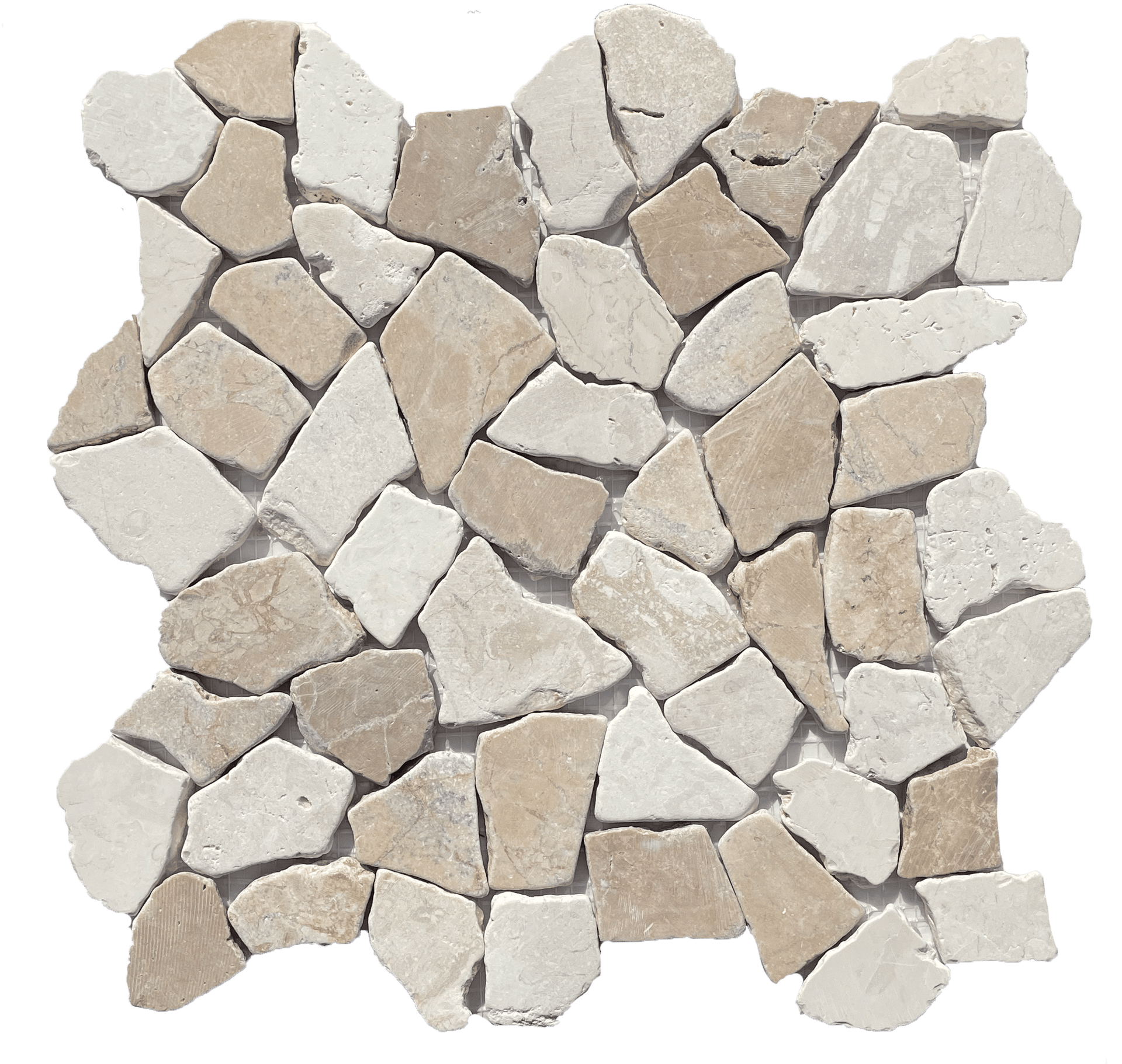 Cappuccino Latte Pebble tile featuring latte-colored stones, perfect for tile depot near me natural looks.